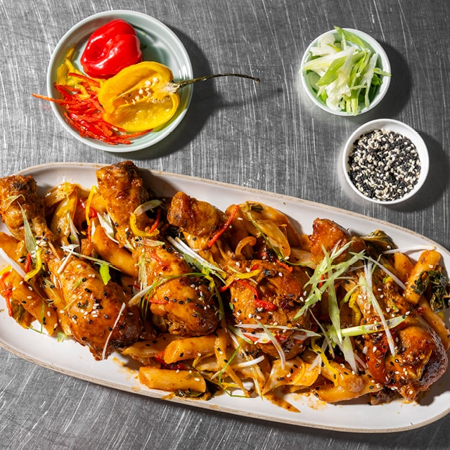 Ragoût coréen épicé aux cuisses de poulet